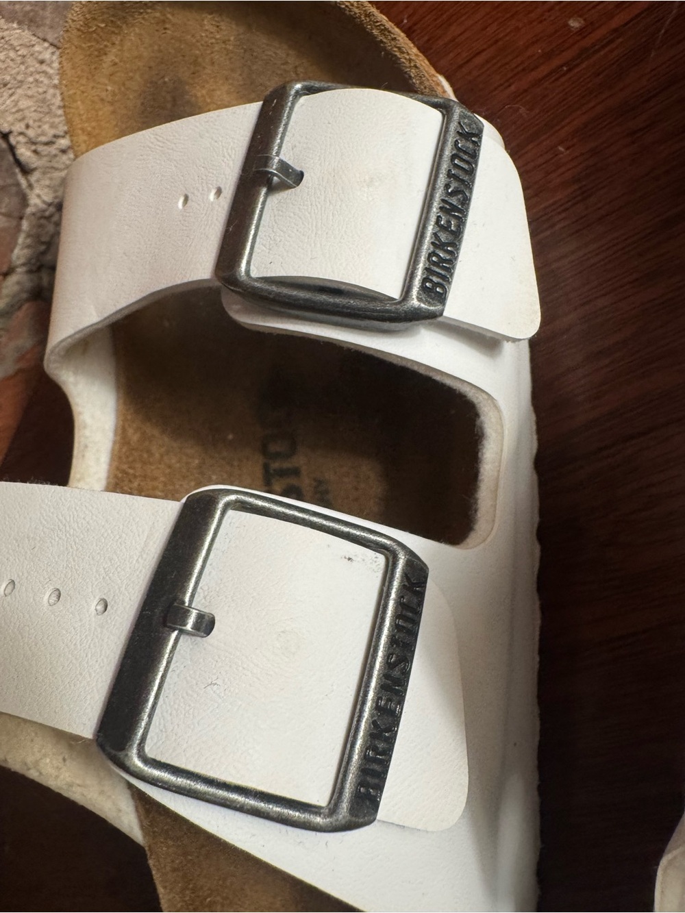 Birkenstock Arizona White Sandals EU 38 US 7–7.5 - Picture 5 of 9
